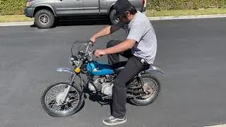 1975 Honda XL70 Candy Riviera Blue