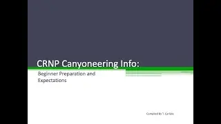 Rendezvous at the Reef Canyoneering Info