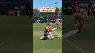Upton Stout showing out! #UptonStout #49ers #NFL #TrainingCamp