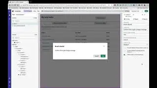 UI Builder - Confirm Modal