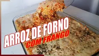 ARROZ DE FORNO COM FRANGO   RECEITAS DA ROSA