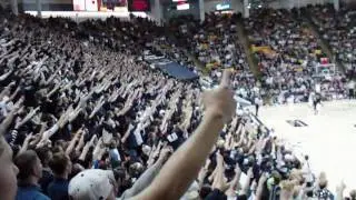 Utah State's winning team, losing team chant