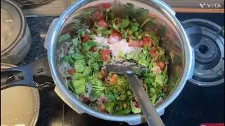 New year special meal!! Panneer Gobhi Soya Chunks Briyani!!