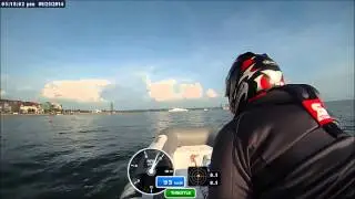 Interboot Friedrichshafen - Liquid Quarter Mile am 25.9.2014 Smarty Cam GP HD Onbard
