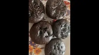 Eggless Double Chocolate Cupcakes Without Oven | No Mould, No Curd, Made in Steel Katori