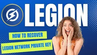 HOW TO RECOVER LEGION NETWORK PRIVATE KEYS || #legion #legionnetwork #lgx #lgxtoken #cryptoairdrop