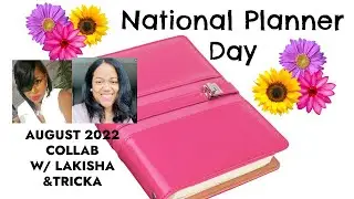 #LIVE NATIONAL PLANNER DAY COLLAB WITH LAKISHA & TRICKA FROM TRICKAPLANS