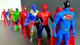 Marvel's Spider-Man Series Unboxing,Spider-Man action dolls, Glowing Spider-Man electric toy gun