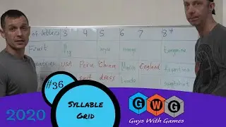 ESL Games (GWG) #36 Syllable Grid