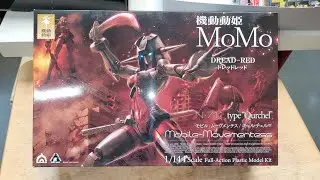 Mobile-Movementess 1/144 Dread Red Full Action Model Kit Unboxing