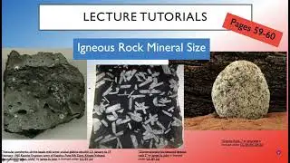 Igneous Rock Mineral Size