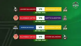 Pakistan Super League 2022 - Complete PSL7 Fixtures