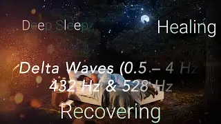 Deep Delta Wave Sleep &bull; 432Hz Healing Ambient | Ultra Slow, Rain, Warm Pads