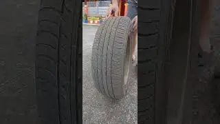 Na flat tau buti na lang napansin ko bago ipasok ng carwash