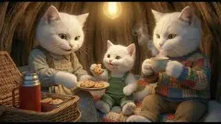 Homeless Cat Family Finds Hope | Stray Cats Dig a Giant Tree and Build a Safe Home #CatStory #Hope
