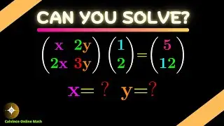 Solving Unknowns in a Matrix: Step-by-Step Tutorial