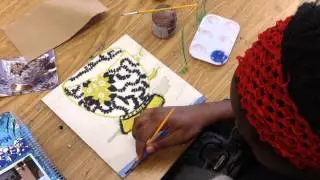 Medieval Egg Tempera Painting in the Middle School Classroom