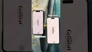 Comparison iPhone 14 Pro Max & iPhone 13 Pro-Genshin Impact #shorts #iphone14promax #iphone13pro