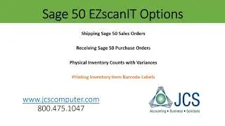 Sage 50 Barcode Labels - Print barcode labels, ship, receive and physical counts - 800.766.6770