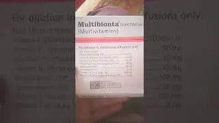 INJECTION multibionta uses in weakness and other weaknes is relief human body #medical #skincare#tag