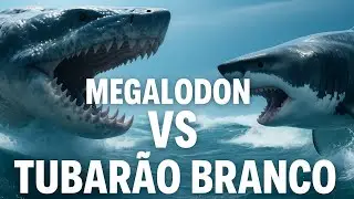 Megalodon vs Tubar&atilde;o Branco. Quem &eacute; o verdadeiro rei dos mares?
