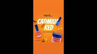 Royal Collection- Color code: # WR203- Cadmium Red - Wave Gel Shop #nailart #wavegel #nails