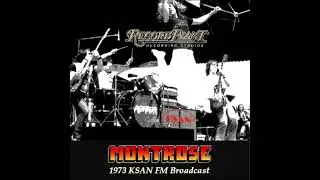 Montrose   Bad Motor Scooter KSAN FM 1973 Broadcast Record Plant