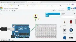 EX.NO:1A /HOW TO MAKE A SINGLE LED BLINK USING ARDUINO BOARD