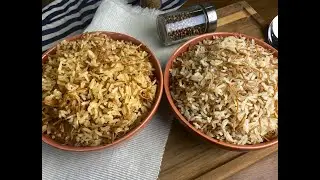 Arroz con fideos,  2 formas de prepararlo.