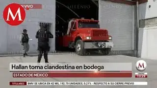 En Ecatepec, localizan bodega con 35 mil litros de huachicol