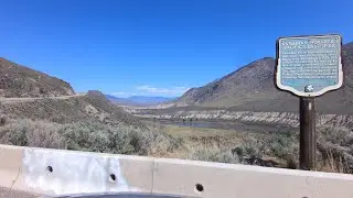 Driving on BC HIGHWAY 1. 