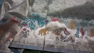 Banarasi pattu sarees small weaving mistake What's app #7892151109