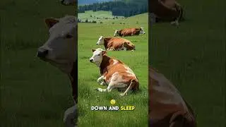Why Do Horses & Cows Sleep Standing Up? The Surprising Truth! 🐴🐄 #funfacts