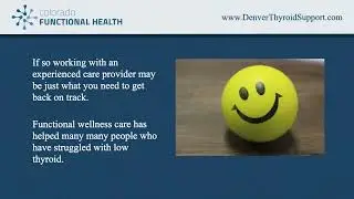 Care For Low Thyroid In Denver