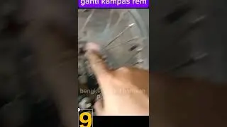 9. Pemasangan Ahir kaliper rem cakram #education #handtools #tutorial #shorts