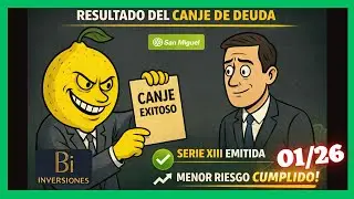 🍋 Inversor Kamikaze,  Resultado Canje de ONs SAN MIGUEL 💣#bonos #canje