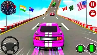 Muscle Car Stunt Games 🚘♐ Gameplay 163 - Best Car Stunt Game For Android &radic;- Flash Simulator