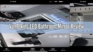 VanPokins LED Bathroom Mirror Review