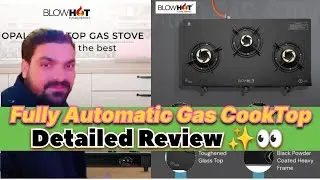 Blowhot 3 burner gas stove review | automatic gas stove 🔥👀 Blowhot gas stove unboxing #unboxing 