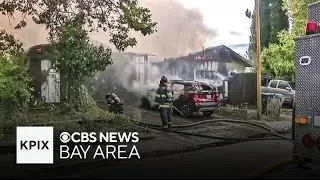 3 households displaced after fire burns multiple homes in San Jose