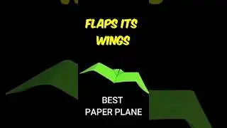 Review How to fold a super beautiful paper plane flapping wings