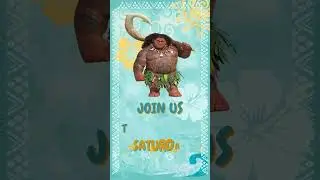 Moana Birthday Invitation Video #moana  #moana2  #birthdaycelebration  #videoinvitacion
