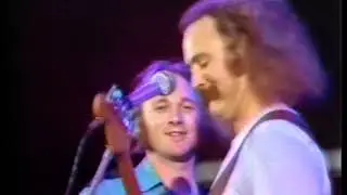 CROSBY  &  STILLS  &  NASH  &  YOUNG - Almost Cut My Hair (  Live In Wembley Stadium , London , 1974