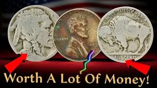 Top 5 Most Valuable Rare US Coins Hiding in Your Pocket! 💰 Wheat Pennies & Buffalo Nickels.