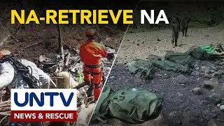 6 na bangkay ng mga sundalong nasawi sa helicopter crash, na-retrieve na