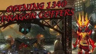 Guild Wars 2 - Opening 1,340 Dragon Coffers - Crystal Infusion?