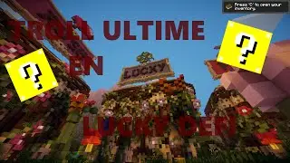 [UHCgame] lucky d&eacute;fi troll ultime avec Darkzenon