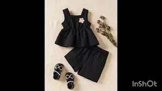 Black dress design ideas for baby girls#babyfrock #babygirl #fashion #2025 #babyclothes #trending
