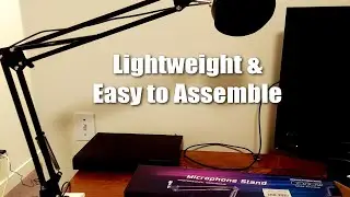 Snowball ICE Mic Boom Arm Stand with Pop Filter by SUNMON (Overview & Showing of Product)