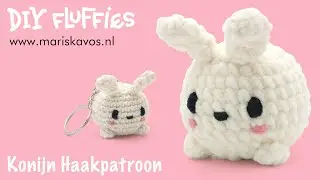 Konijn Knuffel haken video - haakpatroon voor beginners